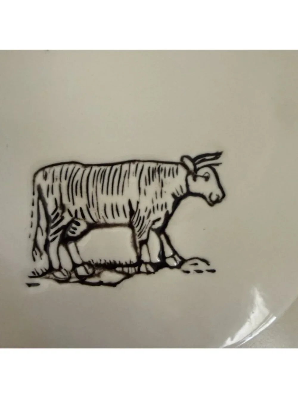 RAE DUNN Glazed Ceramic Cheese Board Plate Platter Fromage Magenta Inc